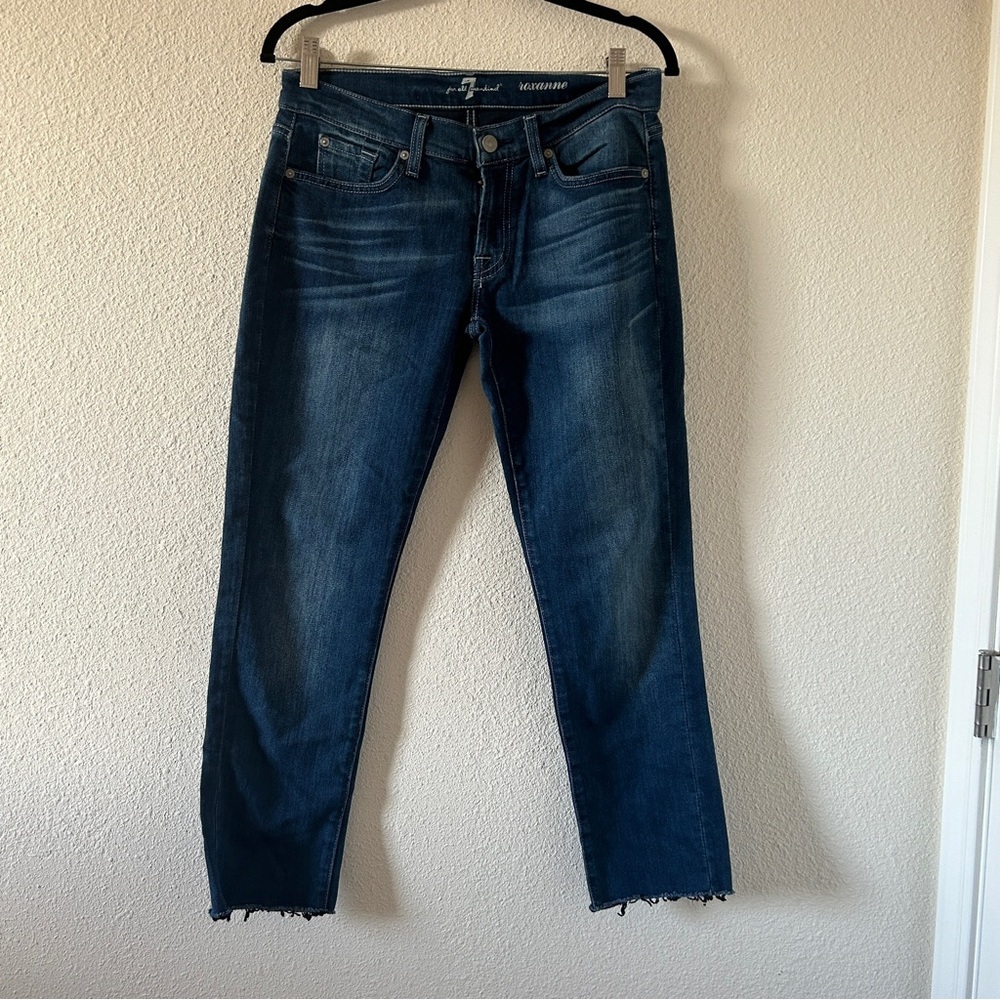 7 For All Mankind Roxanne Jeans Casual Brunch Everyday Women’s 28 Blue